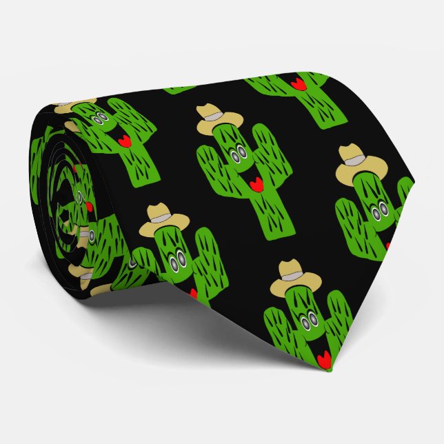 Gravata Cactus Design (Rolled)
