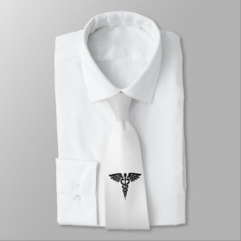 Gravata Caduco Médico Silver