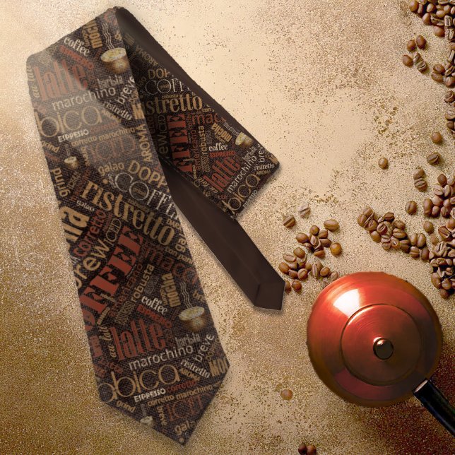 Gravata Café em Burlap Word Cloud ID283 (Criador carregado)