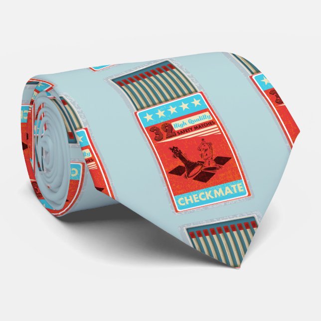 Gravata Caixa retrorativa de fósforos de pop (Rolled)