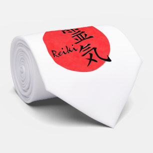 Gravata Caligrafia Reiki e Palavra 1