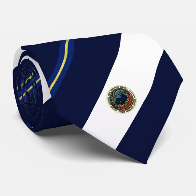 Gravata Cambridge (Massachusetts), bandeira da cidade, Nec (Rolled)