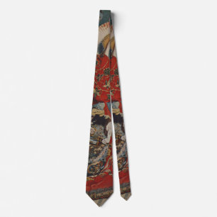 Gravata Camille Monet com traje japonês por Claude Monet