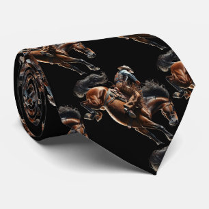 Gravata Caminho de Saddle Bronc do Rodeo Ocidental