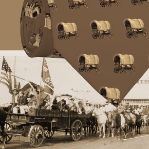 Gravata Caminho de Trilho do Vagão Coberto pelo Oeste