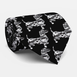 Gravata Camo-Cinzento-Doxie