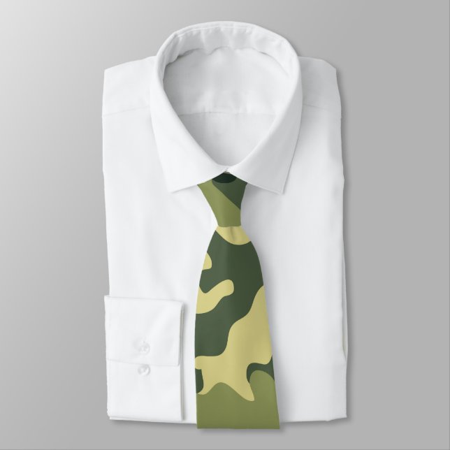 Gravata Camo Pattern Neck Tie (Amarrado)