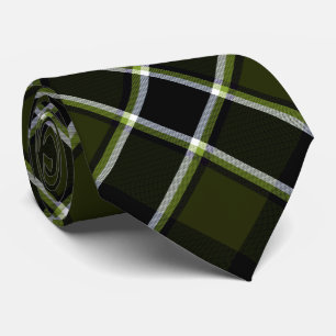 Gravata Camouflage Moderna Militar Padrão de Tartan