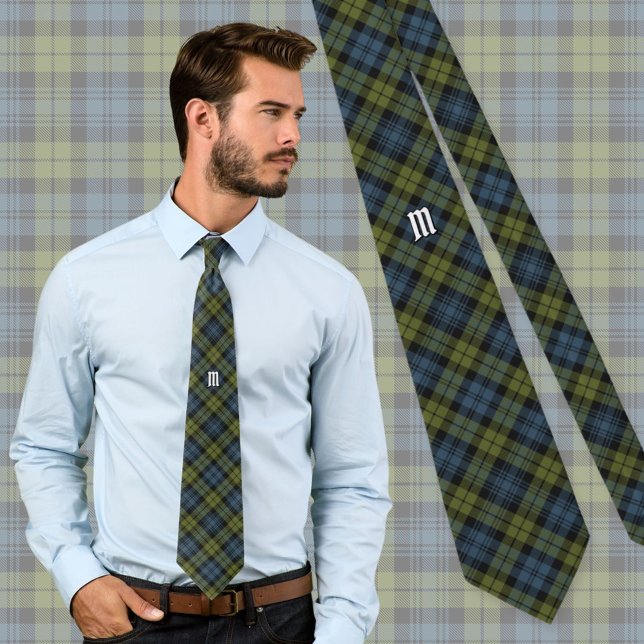 Gravata Campbell Tartan Neck Tie (Criador carregado)