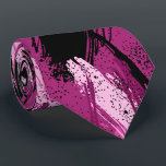 Gravata Camuflada Rosa Fúcsia Preta<br><div class="desc">A gravata masculina apresenta um padrão de camuflagem moderno em preto, fúcsia, rosa pastel e rosa quente. MAIS designs na loja. Legal para o escritório, uma noite na cidade, um casamento, para o noivo ou padrinhos ou dar como presente para o seu marido, pai, irmão ou melhor amigo. Faça uma...</div>