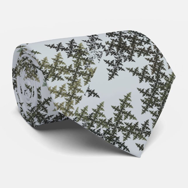 Gravata Camuflagem Fractal - Inverno (Rolled)