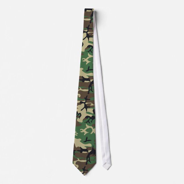 Gravata Camuflagem Militar (Frente)