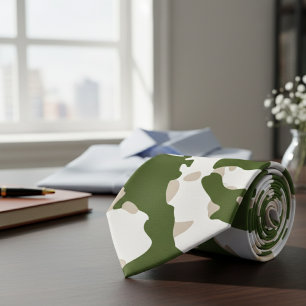 Gravata Camuflagem Militar norte-americana Green Camo Padr