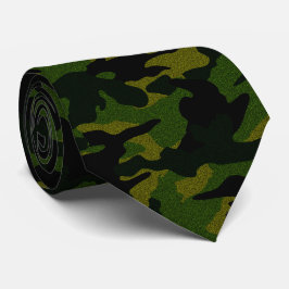 Gravata Camuflagem Militar Verde Comuflada Coluna Colmeia 