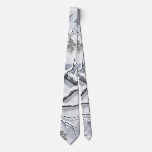 Gravata Camuflagem para Ambientes Nevados (Frente)