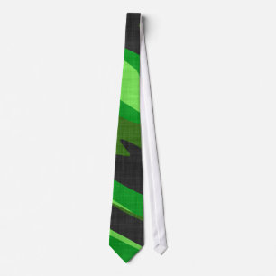 Gravata camuflagem verde do exército da selva textured