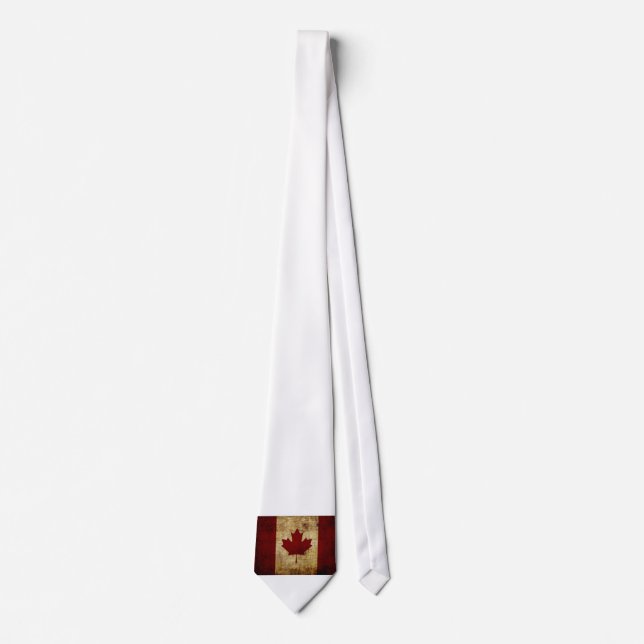 Gravata Canadá / Bandeira desgastada (Frente)