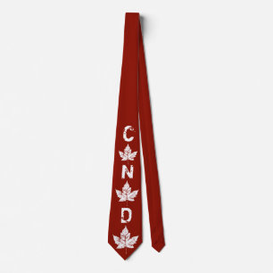 Gravata Canadá Souvenir Tie Legal Presentes de Pescoço d