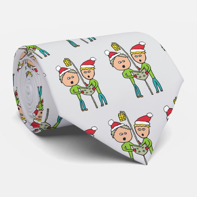 Gravata Canto de Natal (Rolled)