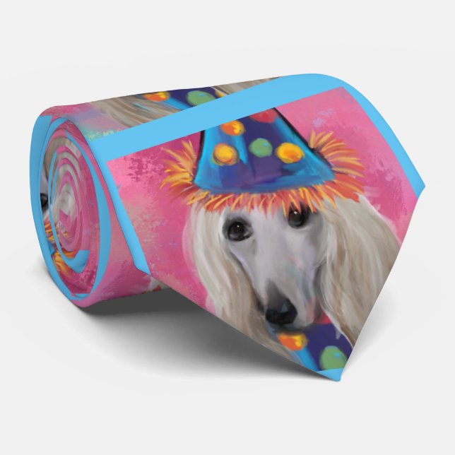 GRAVATA CÃO AFEGÃO (Rolled)