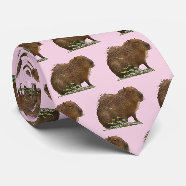 Gravata Capybara Neck Tie (Rolled)