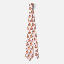 Capybara Necktie | Engraçado Impressão Animal para