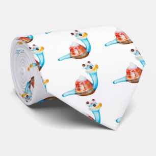 GRAVATA CARACOL DE VIDRO