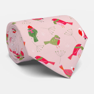Gravata Cardeais de Natal em cachecóis