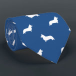 Gravata Cardigan Welsh Corgi Silhouettes Pattern<br><div class="desc">Esta gravata original do Corgi faz um presente de excelente para pais de cães! Disponível em várias cores, esta gravata legal faz uma declaração para quem ama Cardigan Welsh Corgis. Um presente incrível para a cara que veste empate para negócios, ou para eventos especiais como programas de feriados, shows de...</div>