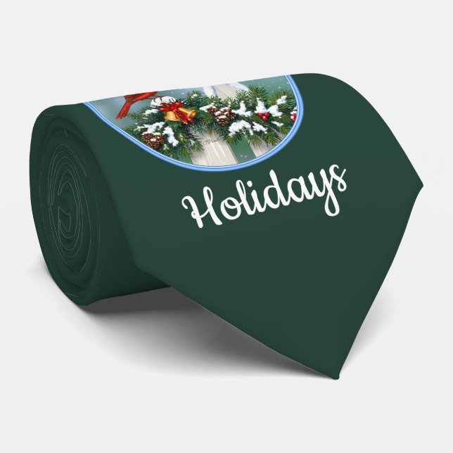 Gravata Cardinais de Natal (Rolled)
