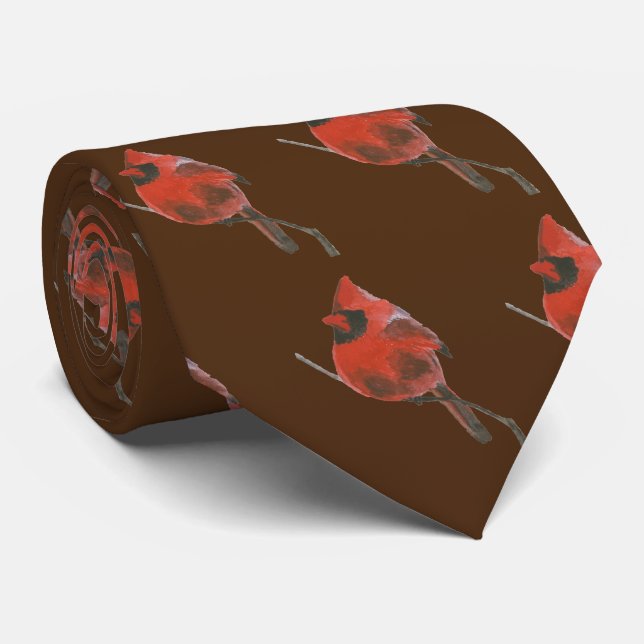 Gravata Cardinal Vermelho (Rolled)