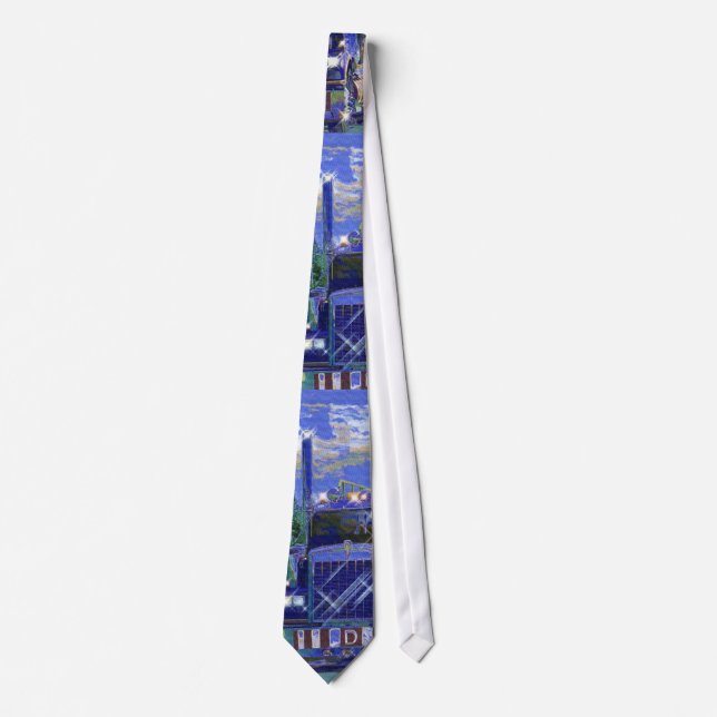 Gravata CARGO TRUCK BIG RIG TRUCKERS Fashion Tie (Frente)