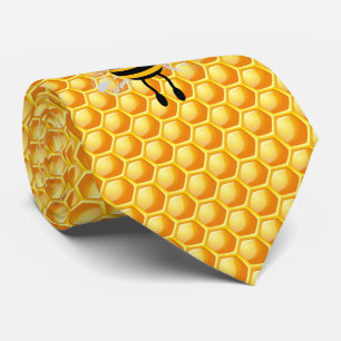 Gravata Caricatura Bee Honey