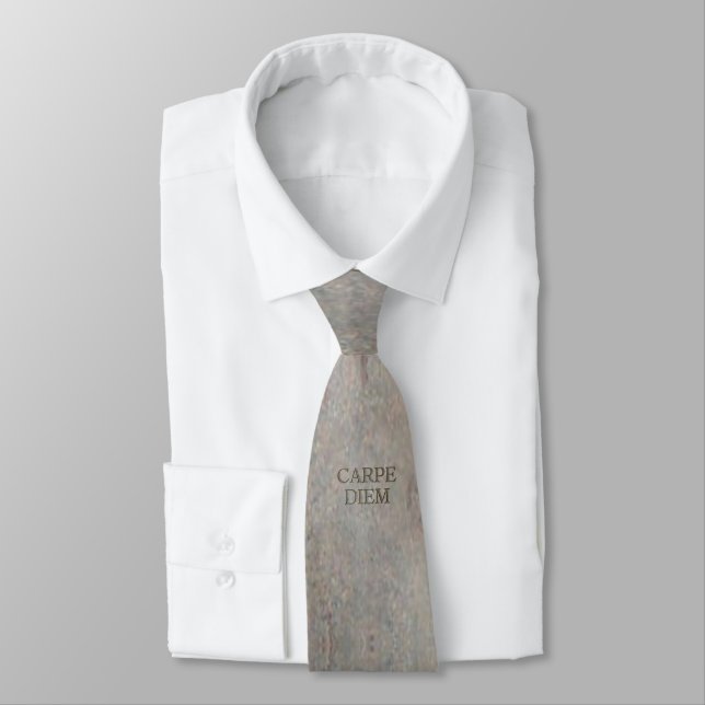 Gravata Carpe Diem Stone Necktie (Amarrado)
