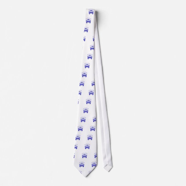 Gravata Carro da Polícia (Frente)