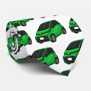 Gravata Carro verde e fino