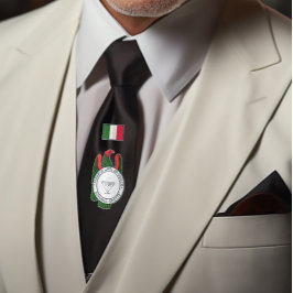 Gravata Cartaz italiano siciliano Ace de Nostalgia Dourada