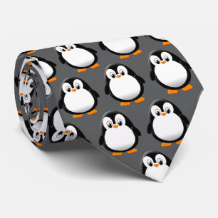 Gravata Cartões de Pinguim Cujo Cartum