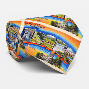 Gravata Cartões postais de letras grandes com ID de Idaho