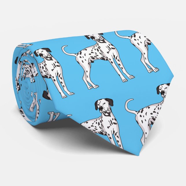 Gravata Cartografia de cão Dalmaciano (Rolled)