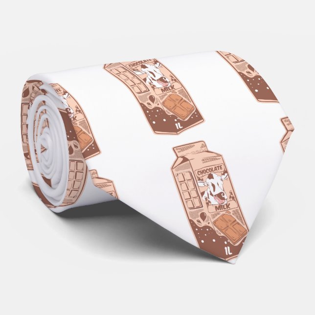 Gravata Cartonagem de leite de chocolate (Rolled)