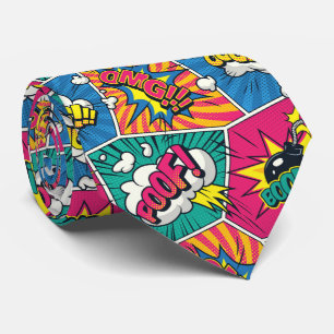 Gravata Cartoon Bubbles Neck