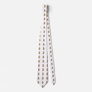 Gravata Cartoon de cães German shepherd incrível