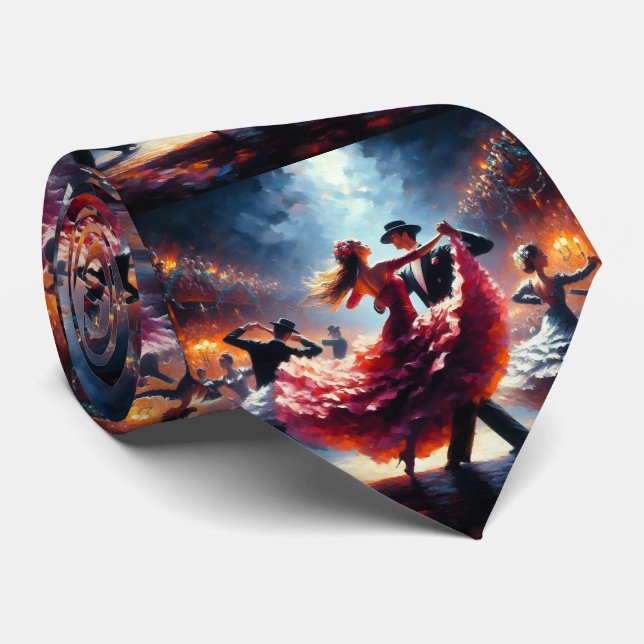 Gravata Casais de dança de salão Banda de música (Rolled)