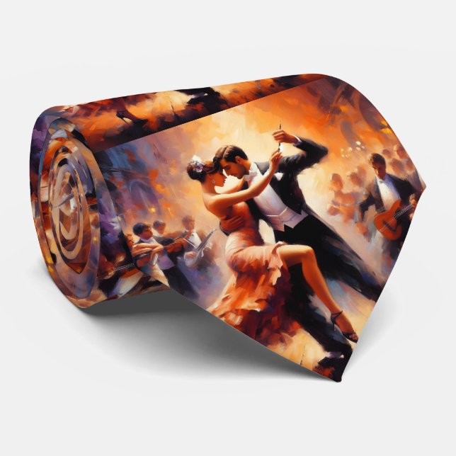 Gravata Casais de dança de salão Banda de música (Rolled)