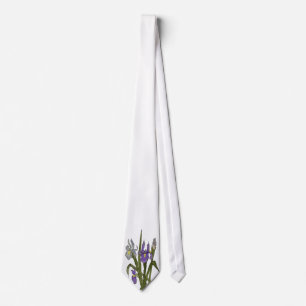Gravata Casamento com Cor de Água Iris Púrpura e Azul