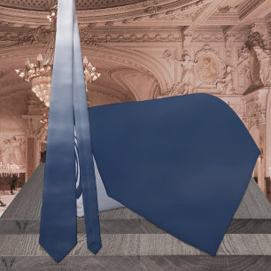 Gravata Casamento com Degradê de Azul Marinho a Azul Po