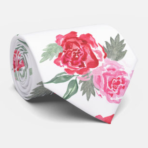 Gravata Casamento cor-de-rosa do bohemian floral da