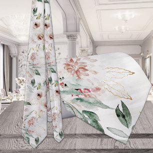 Gravata Casamento de Espessura Mal Esmagada e Verde Branco