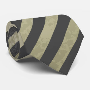 Gravata Casamento de Padrão Dourado e Preto Elegante